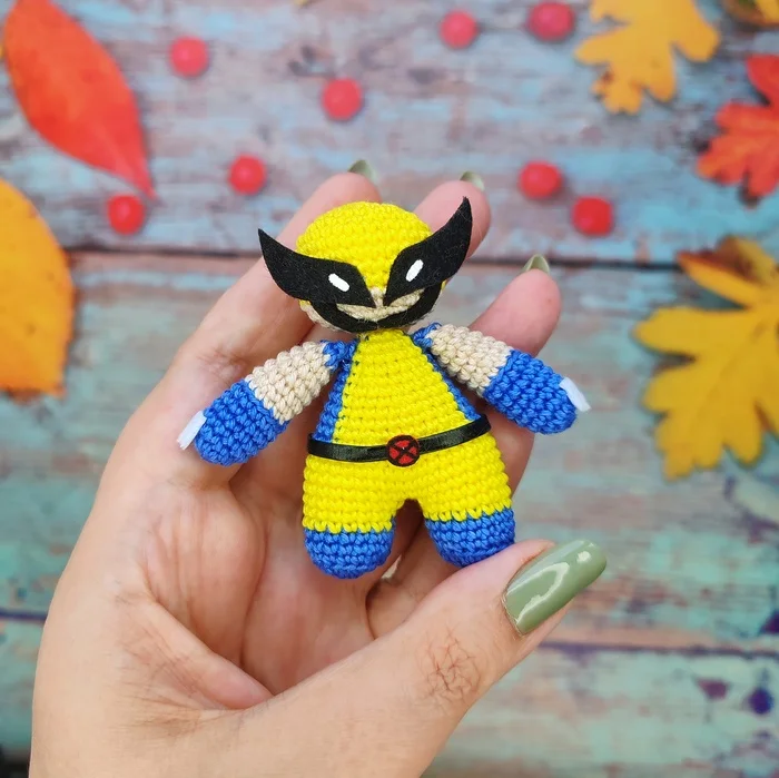 New amigurumi characters - My, Amigurumi, Knitted toys, Wolverine (X-Men), Deadpool and Wolverine, Dinosaurs, Tyrannosaurus, Frida Kahlo, Black cat, Needlework without process, Friday tag is mine, Longpost