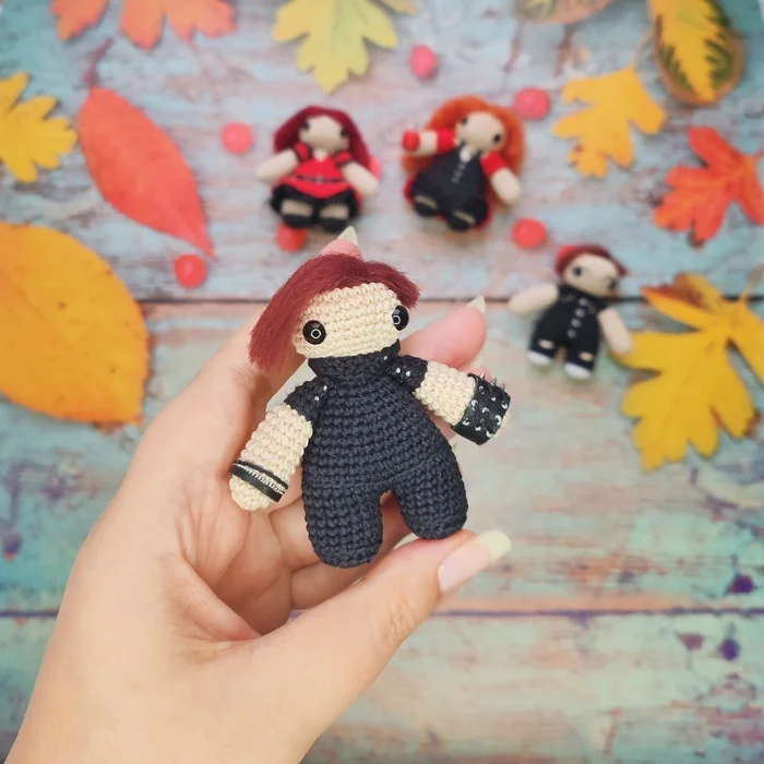 New amigurumi characters - My, Amigurumi, Knitted toys, Wolverine (X-Men), Deadpool and Wolverine, Dinosaurs, Tyrannosaurus, Frida Kahlo, Black cat, Needlework without process, Friday tag is mine, Longpost