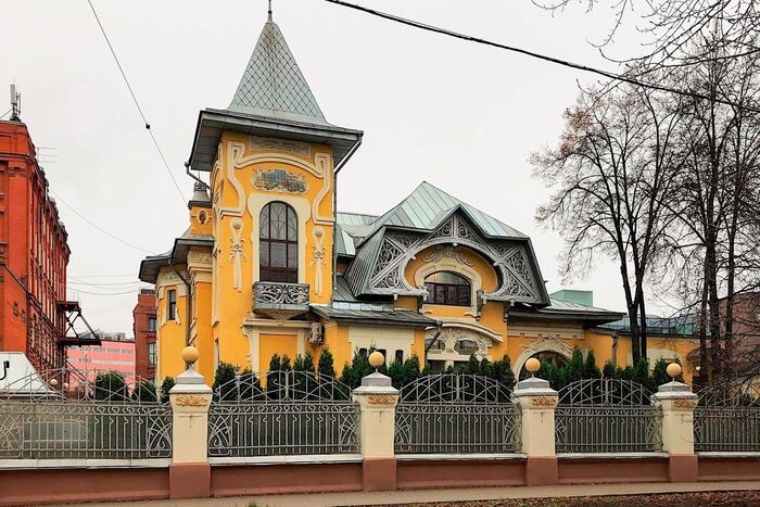 I.L. Ding's mansion in Sokolniki - My, Architecture, History, Moscow, Modern, Longpost