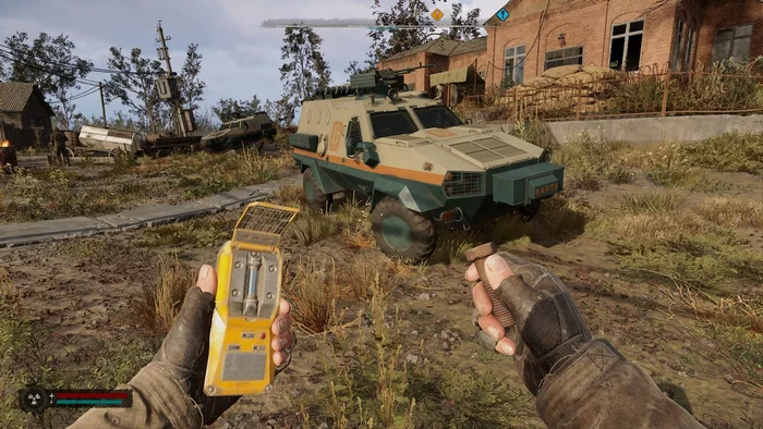 Как же эта машина тут чуждо смотрится.