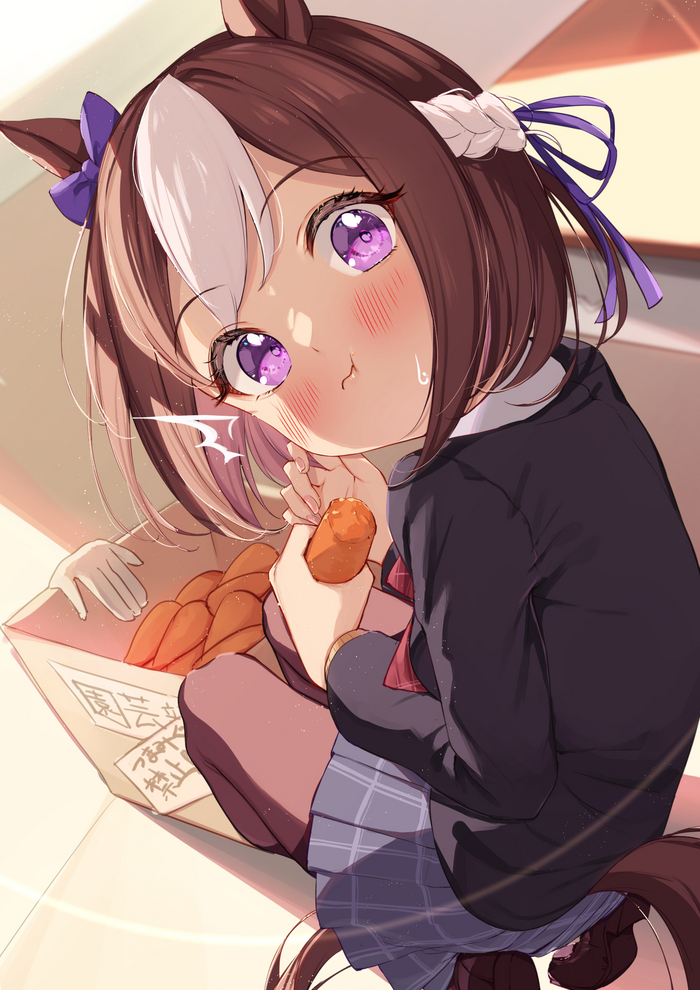     ...    ... , Anime Art, Uma Musume Pretty Derby, Special Week, Animal Ears, , , , 