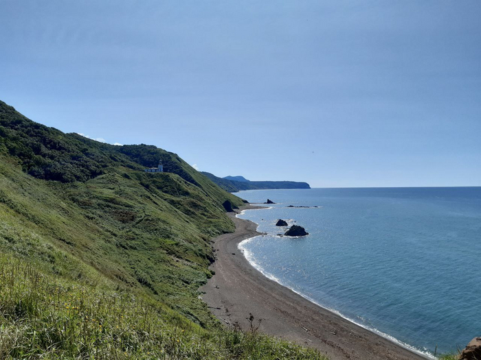 Вид сверху с другой стороны туннеля