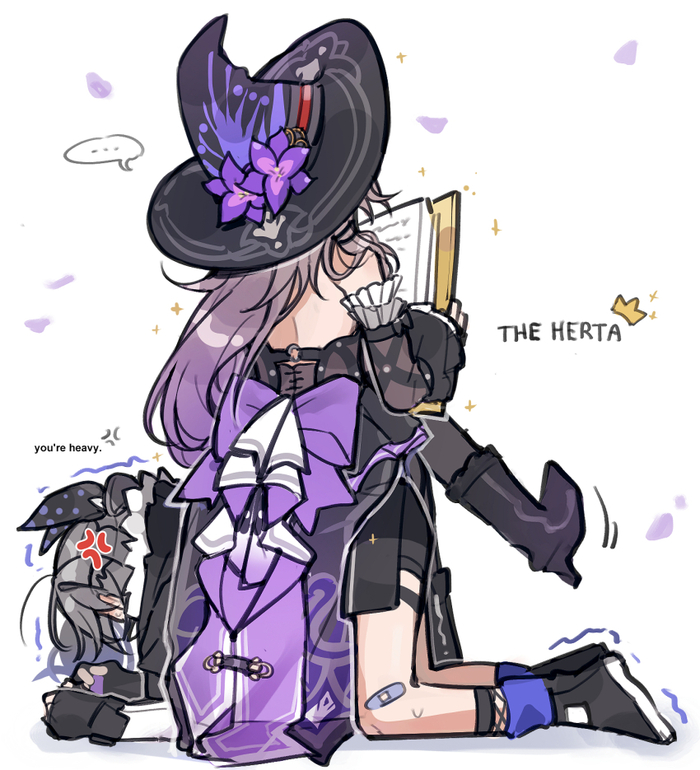   ! , Anime Art, Herta (Honkai: Star Rail), Silver Wolf (Honkai: Star Rail), Honkai: Star Rail