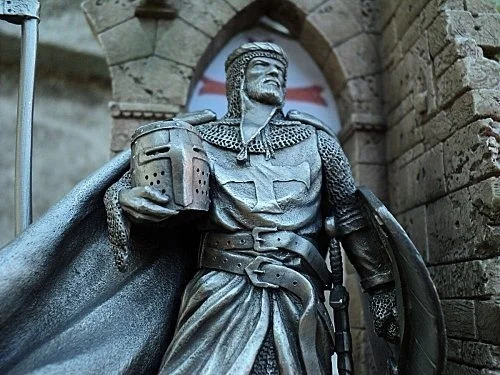 Jacques de Molay was the twenty-third and last Grand Master of the Knights Templar. - Middle Ages, Templar, Knights, France, The photo, Sculpture