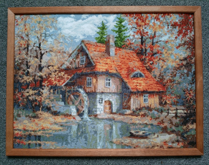 Размер картины в рамке 40х30см