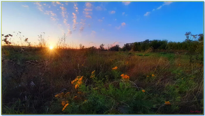 Sunset - My, The photo, Nature, Landscape, Summer, Sunset