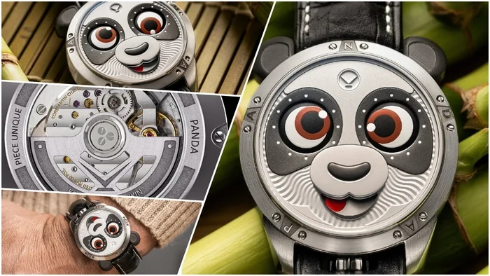 Unique Russian watch Panda by Konstantin Chaykin - My, Accessories, Collecting, Wrist Watch, Clock, Collection, Russia, Russian production, Russian designers, Panda, Kung Fu Panda, Exclusive, Good news, news, Industry, Male, Men's Accessories, Production, Import substitution, Longpost