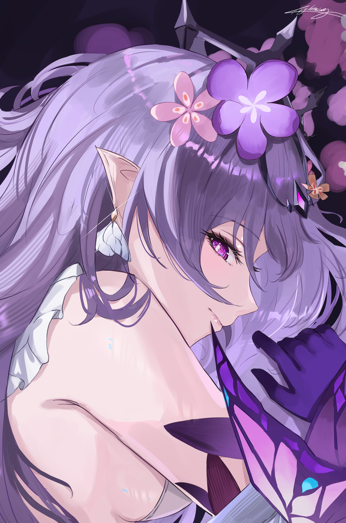 Castorice Anime Art, , Honkai: Star Rail, Miya-chan (lightning0730), Castorice (Honkai: Star Rail)