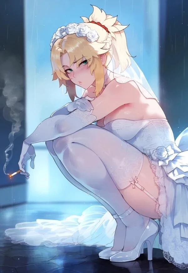 Где все мужики? - Аниме, Anime Art, Mordred, Fate