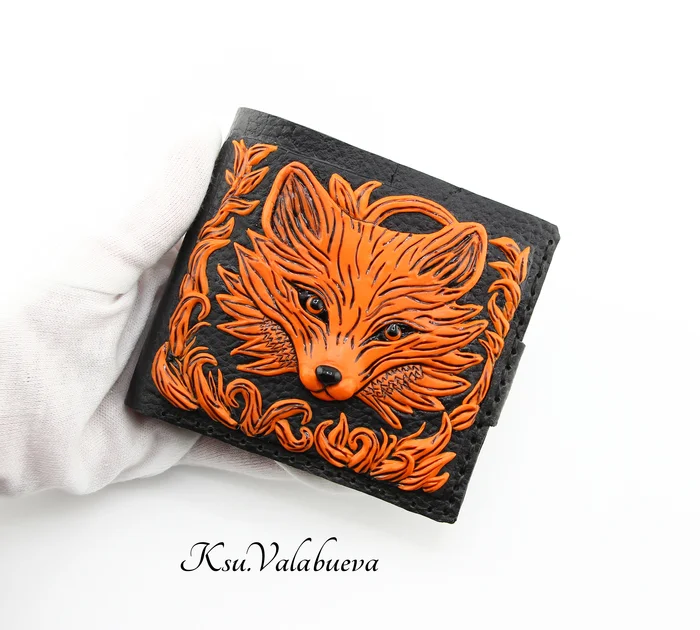 Purse Fairytale Fox - My, Polymer clay, Fimo, Wallet, Purse, Wallet, Handmade, With your own hands, Fox, Needlework without process, Needlework, Longpost