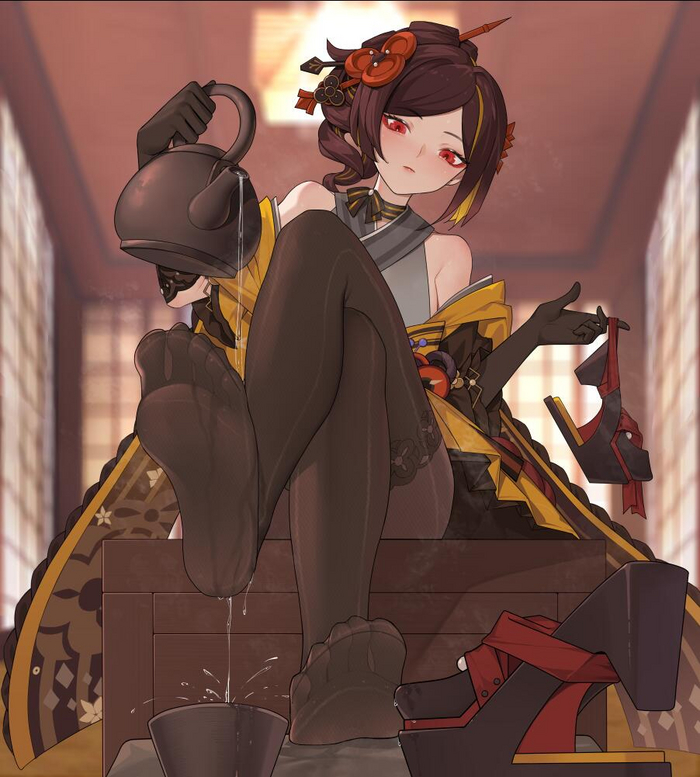      , Anime Art, Chiori (Genshin Impact), Genshin Impact, , , 