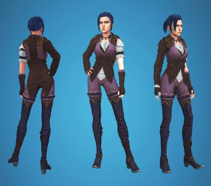 Кейтлин Кирамман, скин из м/с Аркейн (1 сезон)