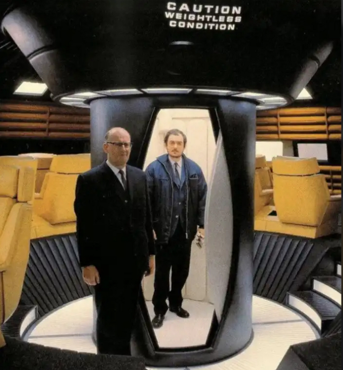 Писатель Артур Кларк с режиссером Стэнли Кубриком