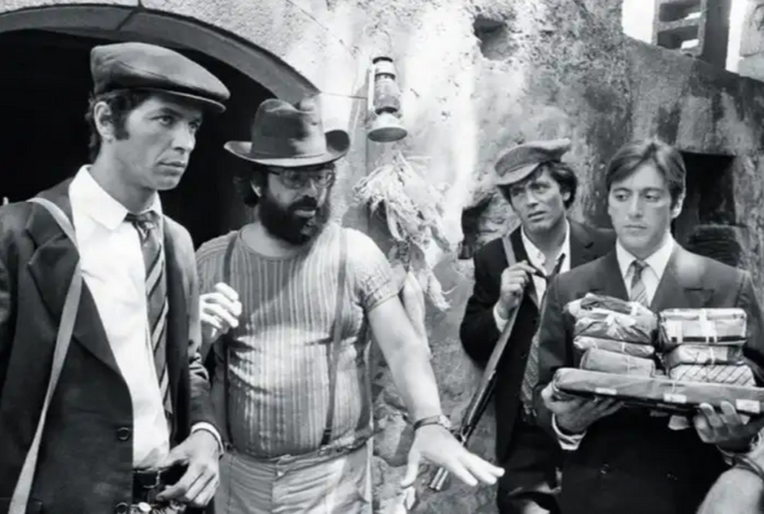 Фрэнсис Форд Коппола и Аль Пачино на Сицилии