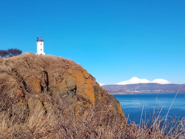 Lighthouse and... battery of tank turrets. Walking around Kamchatka - My, Kamchatka, Walk, Nature, Lighthouse, A gun, Tourism, Longpost