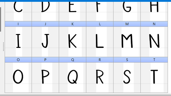 (важно отметить: так как у нас только заглавные буквы, то мы должны и в заглавные и в строчные буквы вставить одно и тоже)
