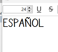 Пример работы шрифта с буквой с диакритическим знаком.
