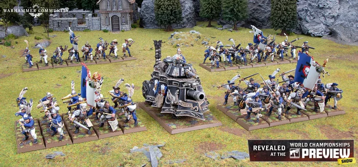 The empire of people is united as never before! - Warhammer, Wh miniatures, Middle Ages, Telegram (link), Longpost