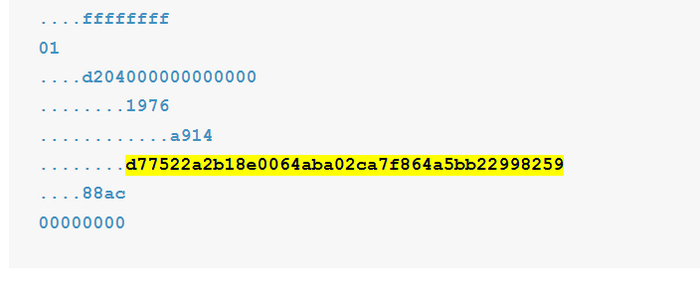 <a href="https://pikabu.ru/story/issledovanie_uyazvimosti_signature_malleability_i_komprometatsii_privatnogo_klyucha_v_podpisi_bitcoin_chast_3_12055413?u=https%3A%2F%2Fgithub.com%2Fdemining%2FCryptoDeepTools%2Fblob%2Fmain%2F36SignatureMalleability%2FDecodeRawTX.txt%23L31&t=d77522a2b18e0064aba02ca7f864a5bb22998259&h=3916a1de8c0846ef45877197f79931b69bed3374" title="https://github.com/demining/CryptoDeepTools/blob/main/36SignatureMalleability/DecodeRawTX.txt#L31" target="_blank" rel="nofollow noopener">d77522a2b18e0064aba02ca7f864a5bb22998259</a>