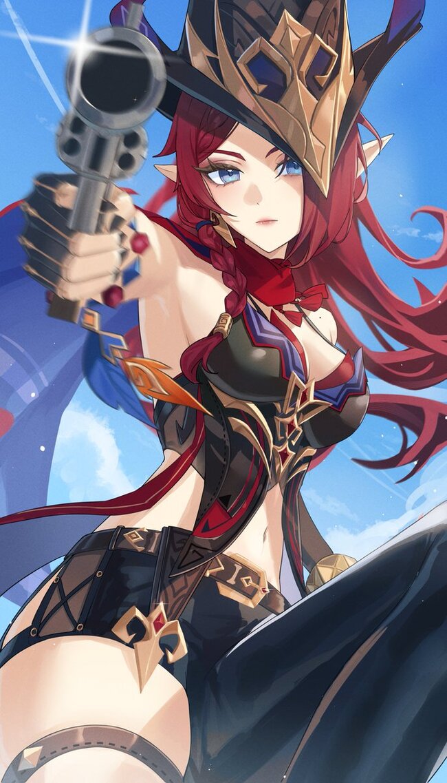  , Anime Art, Chasca (Genshin Impact), Genshin Impact