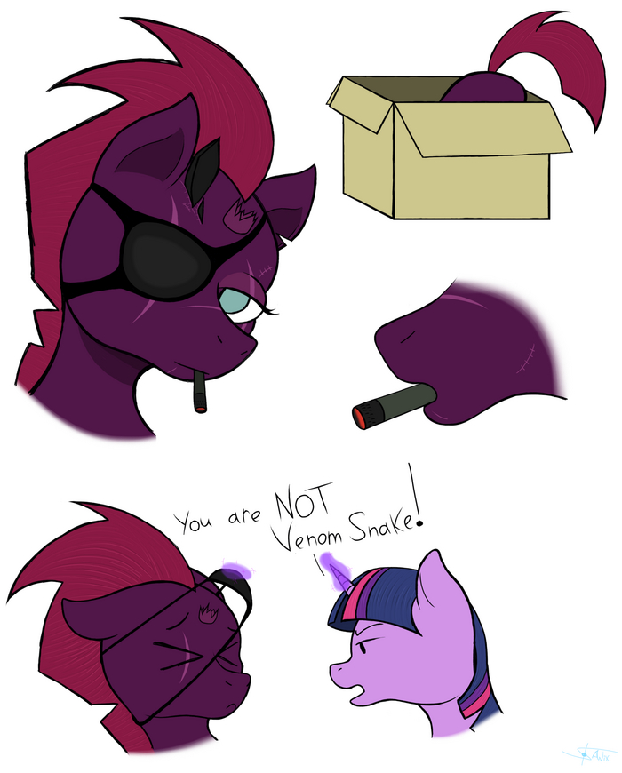 ,    ! My Little Pony, Twilight Sparkle, Tempest Shadow, Metal Gear Solid