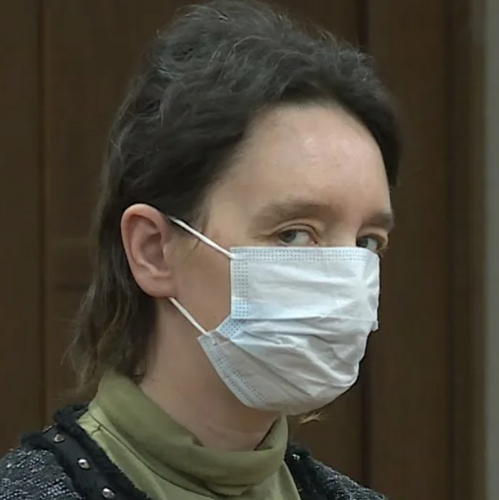Ульяна Ланская в зале суда