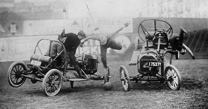 Autopolo is an unusual sport from the early 20th century - Past, Telegram (link), Auto, Sport, 20th century, USA, Longpost