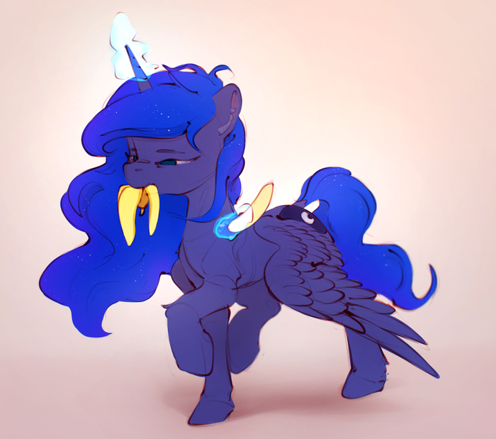   My Little Pony, Ponyart, Princess Luna, Itssim