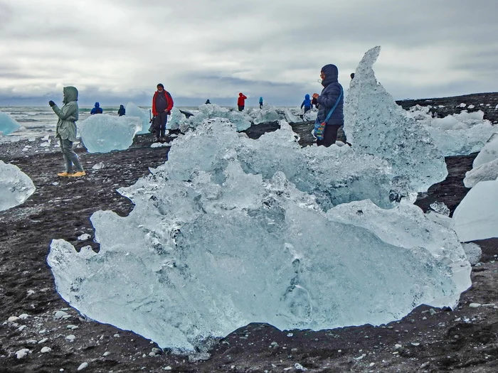 Diamond Beach - Diamond Beach - My, The photo, Travels, Tourism, Glacier, Ice, Beach, Shore, Iceland, Longpost
