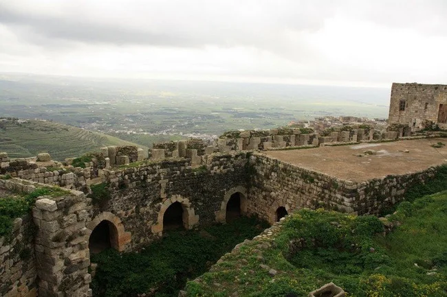 Fortress Krak des Chevaliers or Krak de l'Hospital - Lock, Crusaders, Syria, Islam, Knights, Longpost