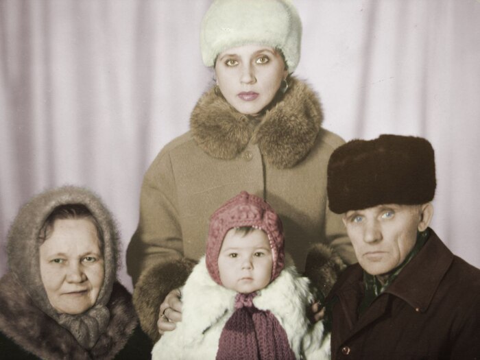 С бабулей и дедулей 🥹