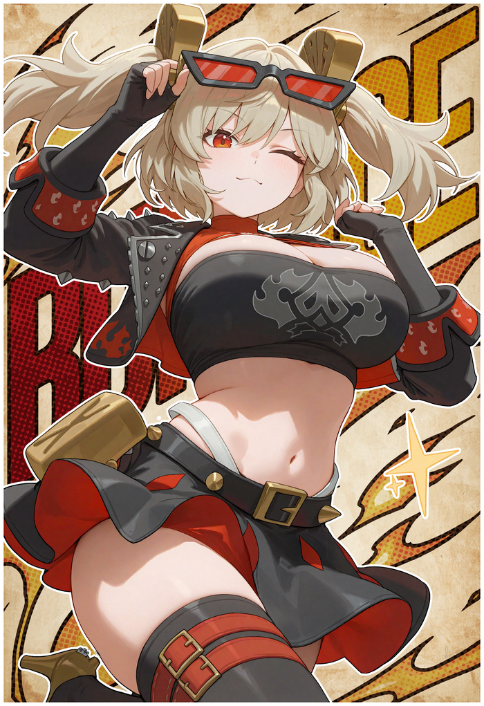 Burnice , Anime Art, , , Zenless Zone Zero, Burnice White (zzz)