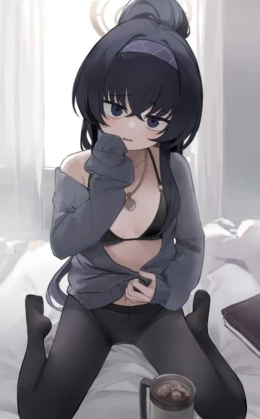 Ui - 18+, Аниме, Anime Art, Blue archive, Ui Kozeki, NSFW