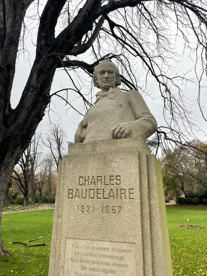 Monument to Charles Baudelaire - Paris, Charles Baudelaire, Monument, Excerpt