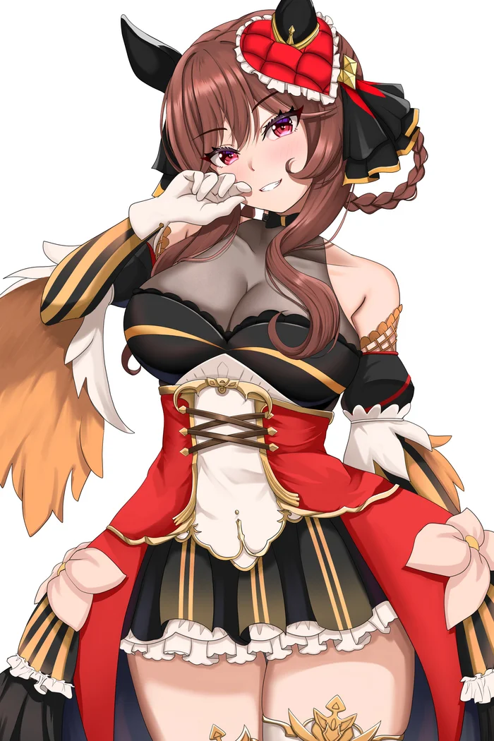 Gentildonna - Аниме, Anime Art, Uma Musume Pretty Derby, Gentildonna (Umamusume), Animal Ears