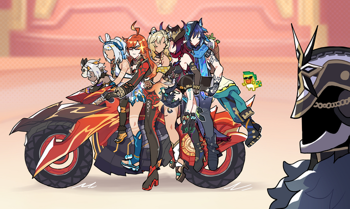    ! , Anime Art, Mualani (Genshin Impact), Mavuika (Genshin Impact), Xilonen (Genshin Impact), Chasca (Genshin Impact), Ororon (Genshin Impact), Genshin Impact