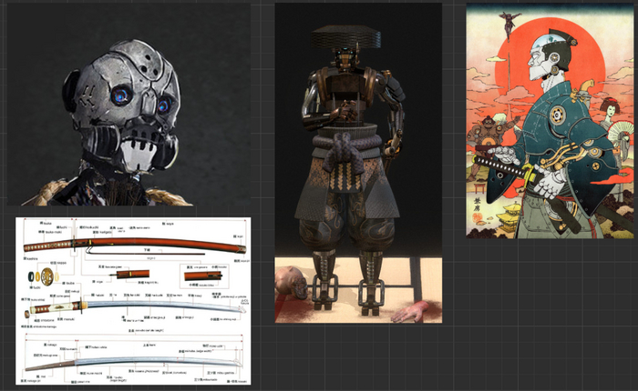 Немного референсов для персонажа