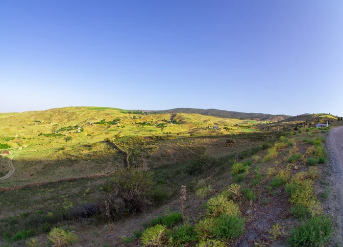 In the mountains of Uzbekistan - My, Uzbekistan, The mountains, Panoramic shooting, Spherical panorama, Mountain tourism, The photo
