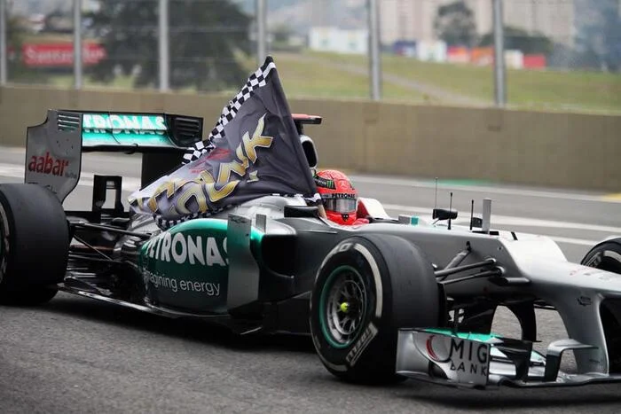 12 years ago, Michael Schumacher started his last Formula 1 Grand Prix - Formula 1, Автоспорт, Race, Michael Schumacher, Last thing, Mercedes, Thank you, The Grand Prix, Brazil, 2012