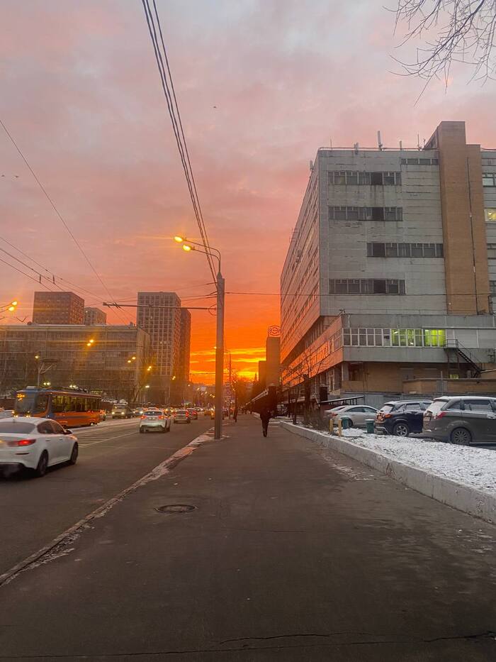 Рассвет - Моё, Фотография, Рассвет, Красивый вид, Город, Москва