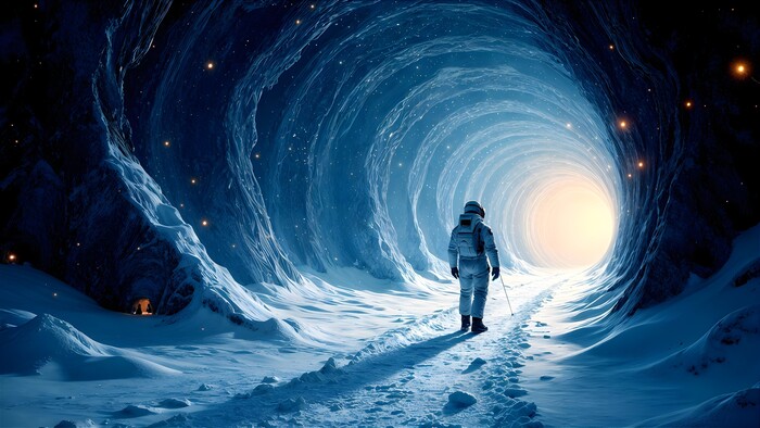 Завораживающий туннель пространства и времени