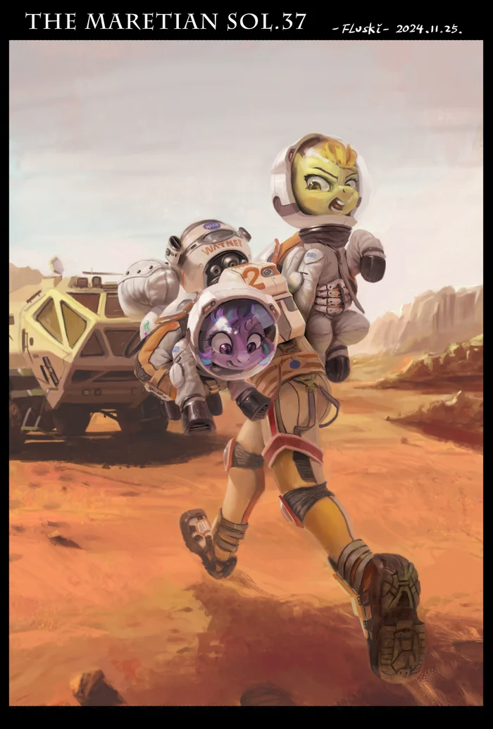 Martians - My little pony, Spitfire, Starlight Glimmer, The Martian (film)