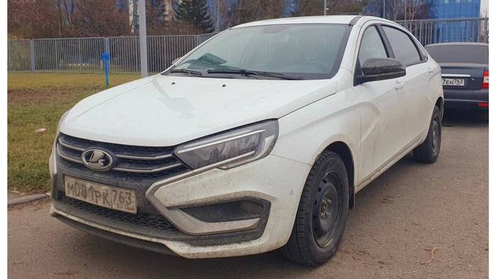 Самая дешёвая Lada Aura для такси засветилась на фото - Транспорт, Автомобилисты, Авто, АвтоВАЗ, Telegram (ссылка)