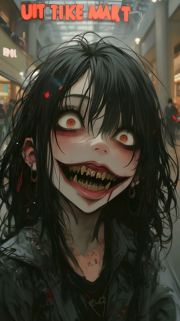 Creepy Girls Week  , , Anime Art, Stable Diffusion,  , Creepy Art
