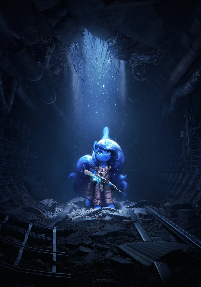 Метро - My Little Pony, Princess Luna, Metro: Last Light, Метро 2033, MLP Crossover