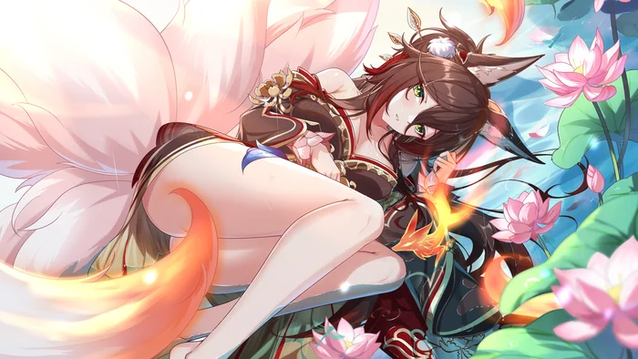 Fugue - Anime art, Anime, Honkai: Star Rail, Fugue (Honkai: Star Rail), Animal ears, Kitsune, Tail