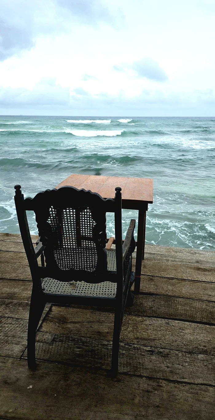 Loneliness - My, Loneliness, Break, Sea, Ocean, Table, Wind, Salt, Calmness, Armchair, The photo