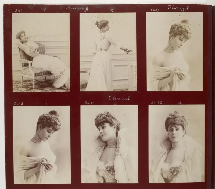 Beauties of the Art Nouveau era in photographs from the early 20th century - Images, Old photo, Handsome men, Girls, The photo, Longpost, Waist