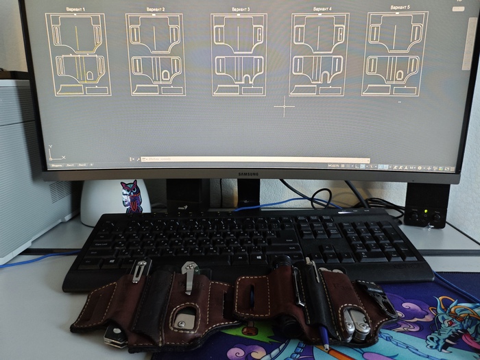 Пять вариаций расположения этого прореза для извлечения мультитула.