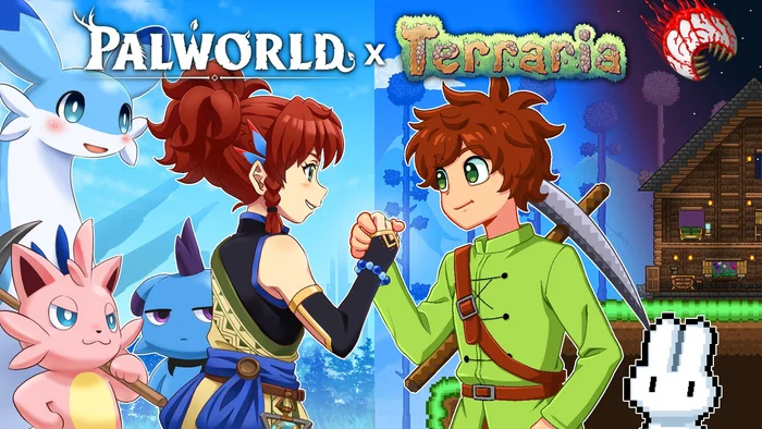 Palworld X Terraria: Palworld's First Major Crossover - Game world news, Computer games, Steam, Indie game, Terraria, Palworld, Nintendo, Pokemon, Games